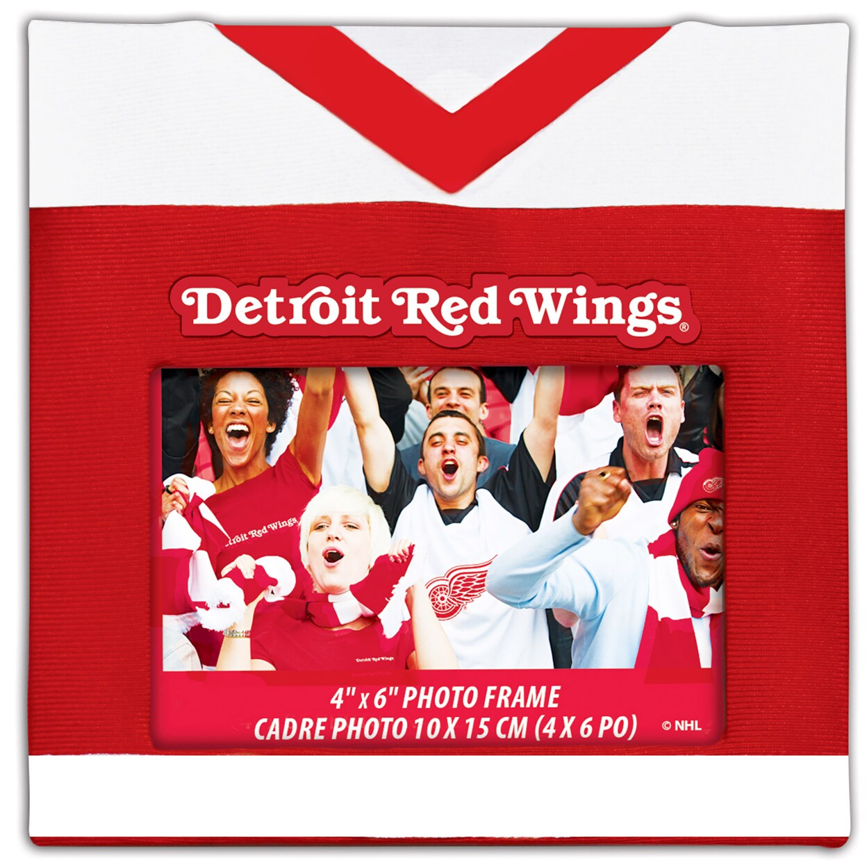 MasterPieces   Sports Decor - NHL Detroit Red Wings - Team Jersey Uniformed Picture Frame For 4&#x22;x6&#x22; Photos