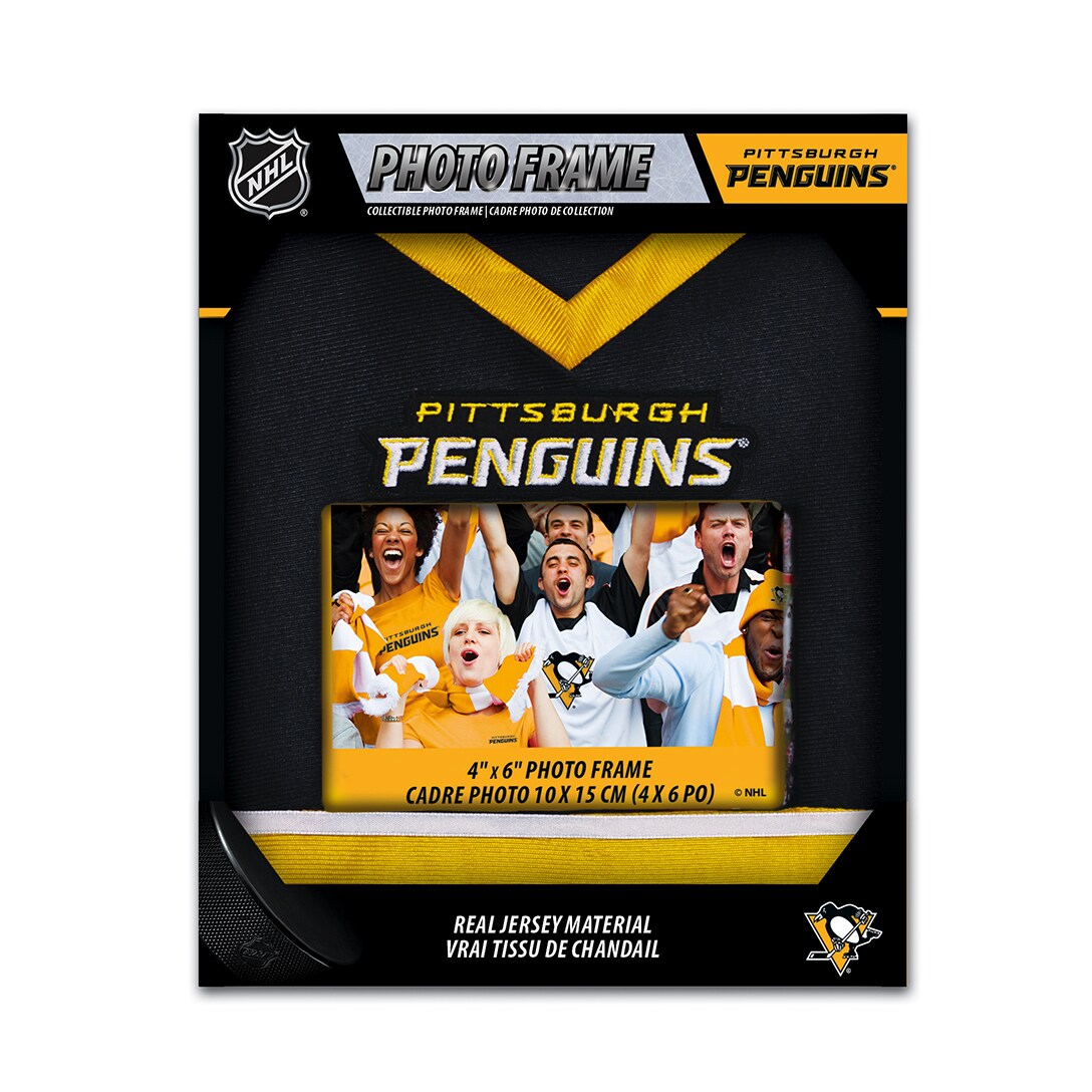 MasterPieces   Sports Decor - NHL Pittsburgh Penguins - Team Jersey Uniformed Picture Frame For 4&#x22;x6&#x22; Photos