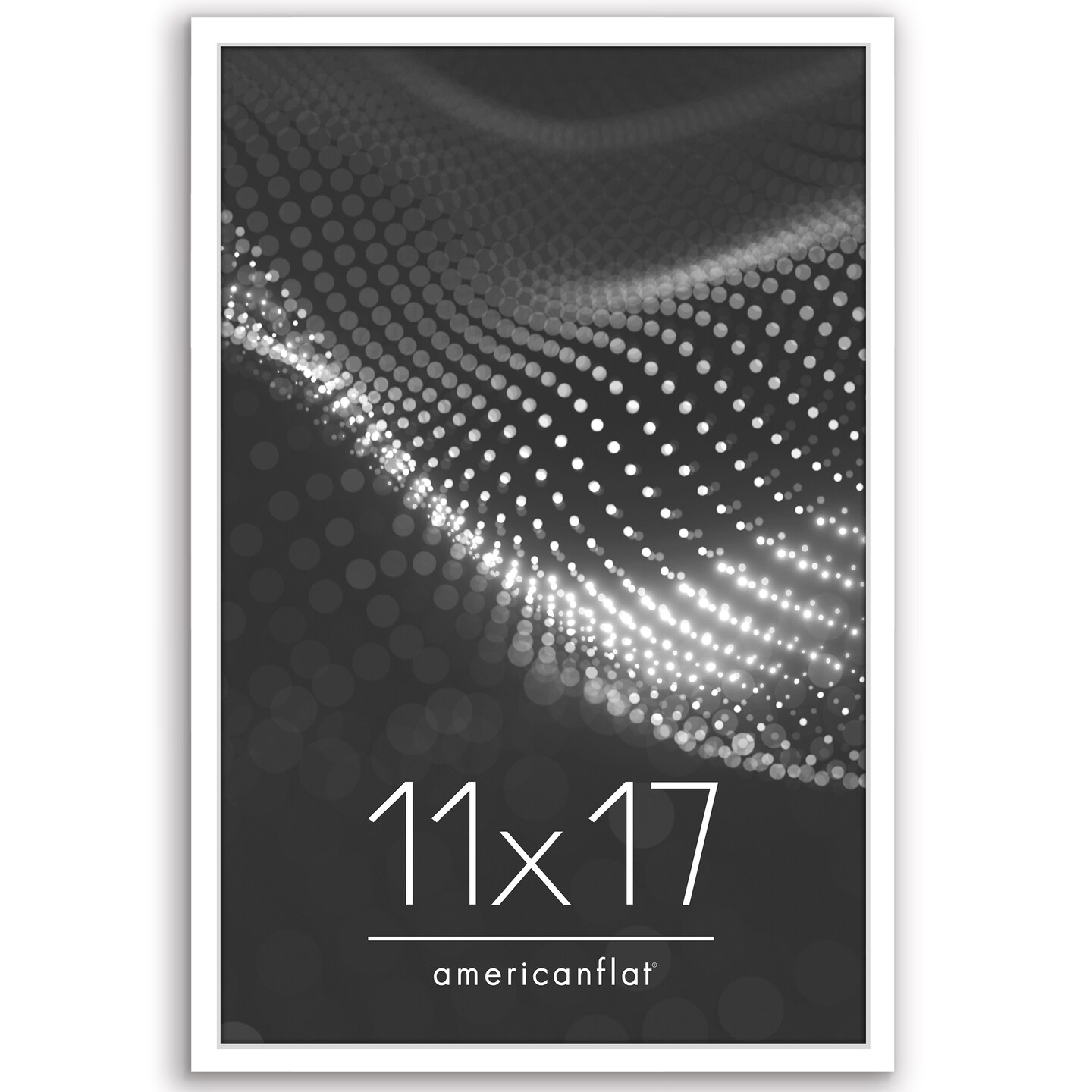 Americanflat Poster Frame - Perfect Frame for Photos and Artwork - Large Picture Frame - Polished Plexiglass - Hanging Hardware with Horizontal and Vertical Display