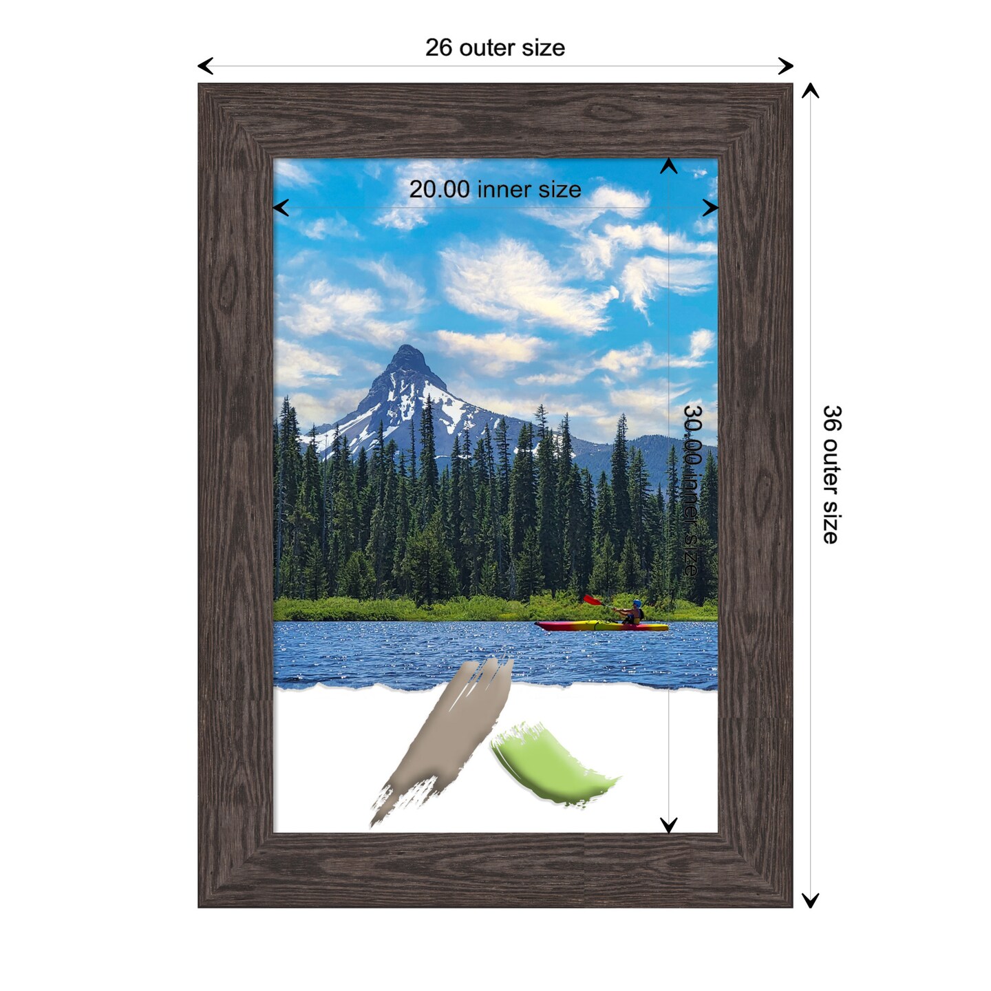 Bridge Wood Picture Frame, Photo Frame, Art Frame
