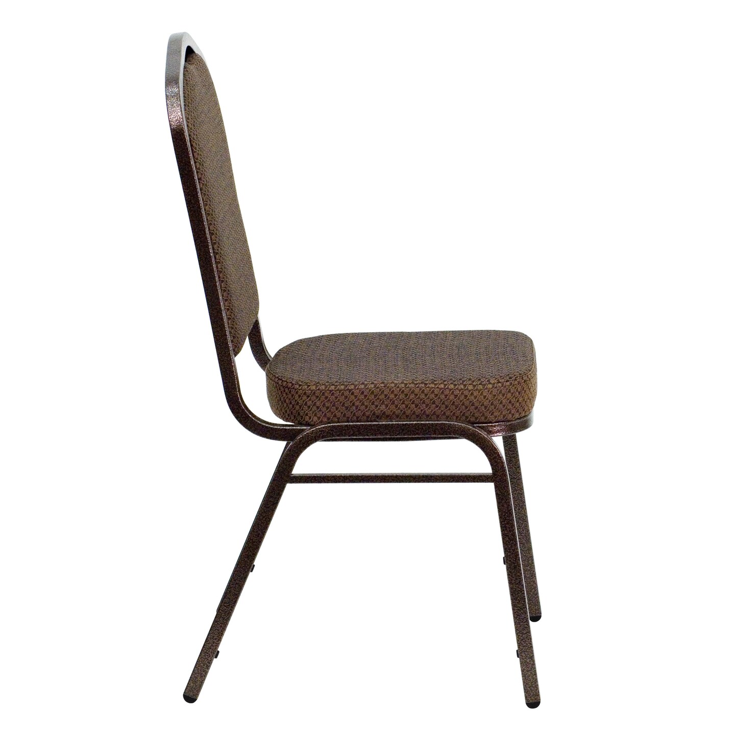 Emma and Oliver 4 Pack Crown Back Stacking Banquet Chair