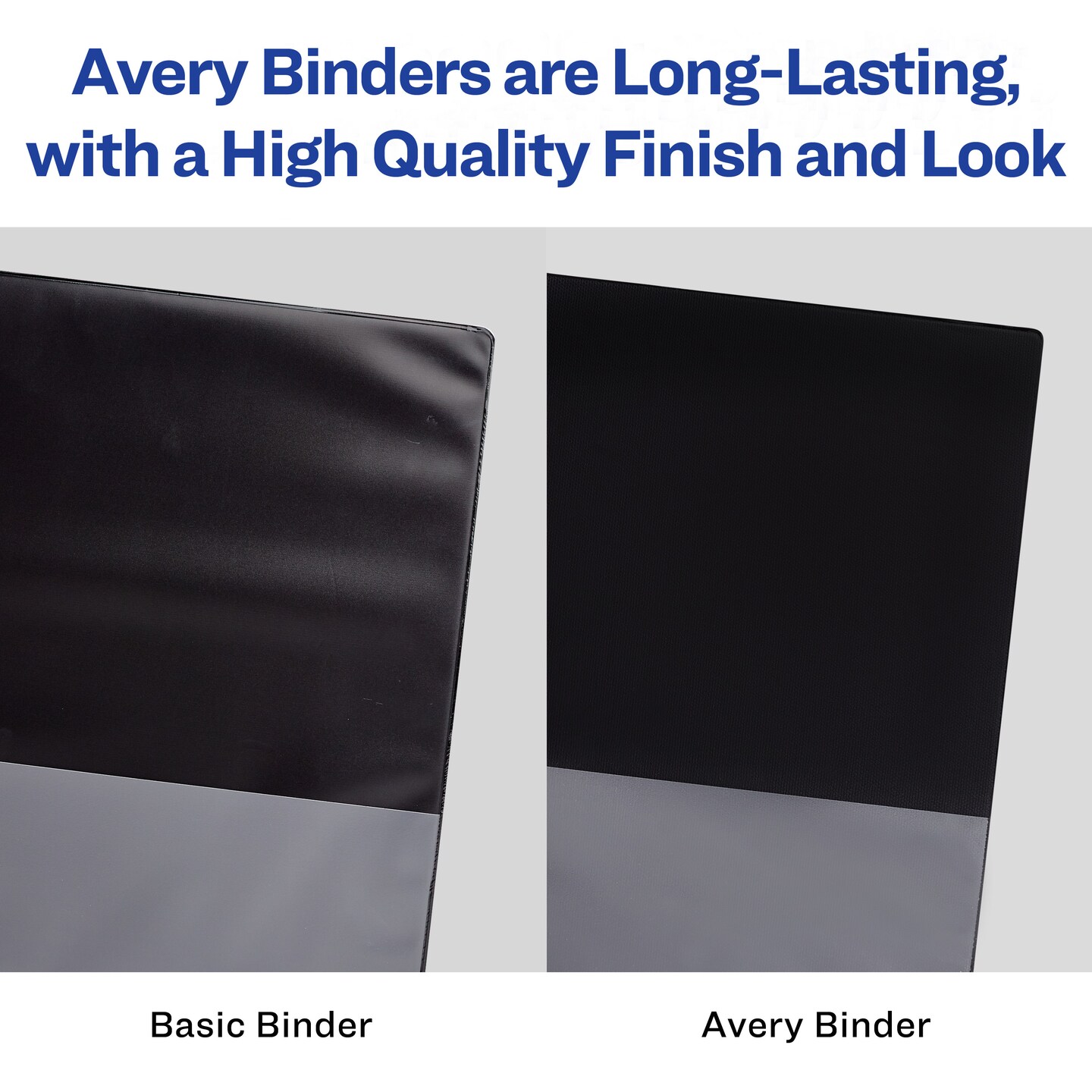 Avery Heavy-Duty View 3 Ring Binder, 2&#x22; Slant Rings, Holds 11&#x22; x 17&#x22; Paper, 1 White Binder (72126)