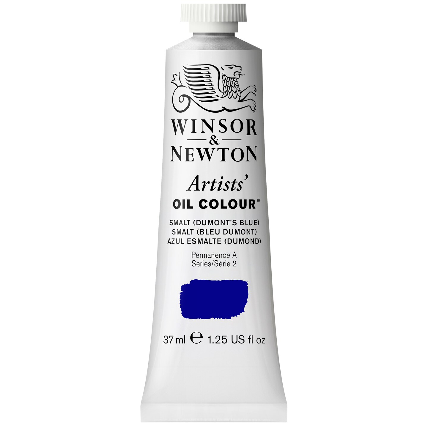Winsor &#x26; Newton Artists Oil Colors, 37Ml Tube, Smalt (Dumont&#x27;s Blue)