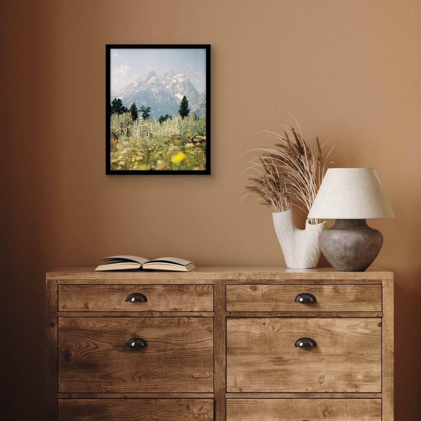 Americanflat Poster Frame - Perfect Frame for Photos and Artwork - Large Picture Frame - Polished Plexiglass - Hanging Hardware with Horizontal and Vertical Display