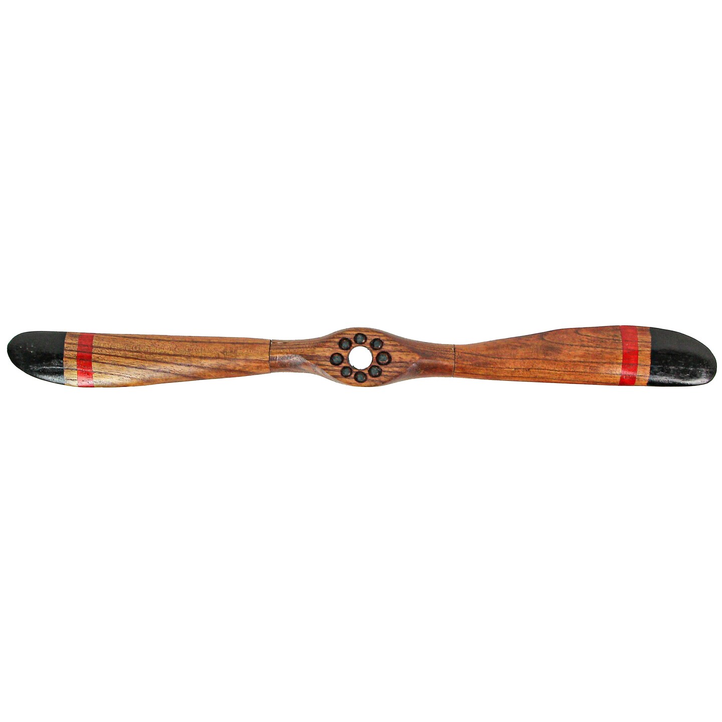 Hand Carved Wooden Propeller Vintage Aviation Home Decor Wall Sculpture