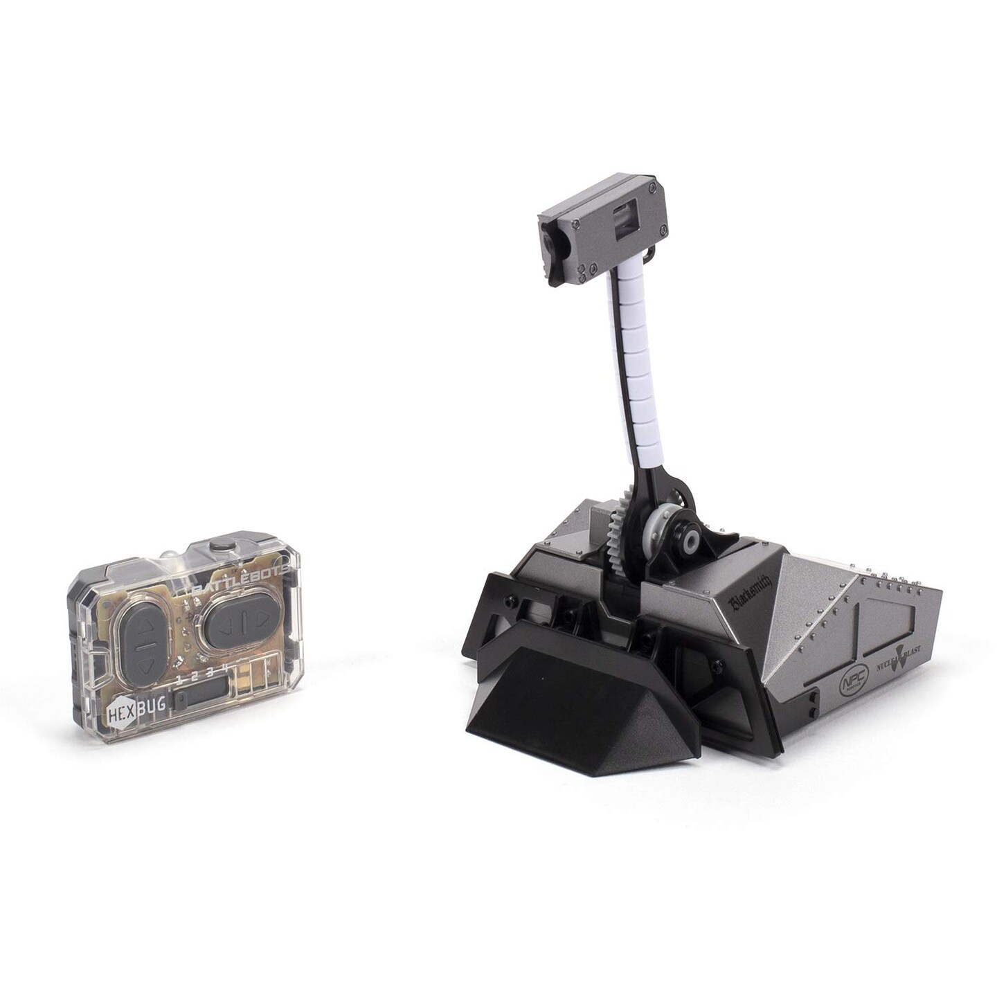 HEXBUG BattleBots Remote Control Blacksmith - Electronic RC Robot Toy for Kids - Powered Hex Bug with Batteries Included