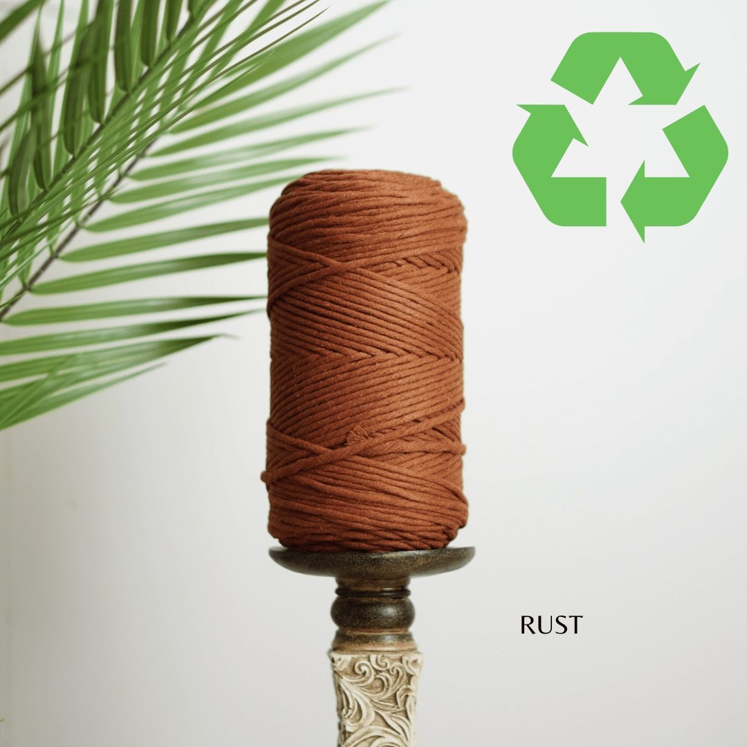 3mm Single Strand Macrame Cotton Cord, 23 Beautiful Colors, Macrame Wall Hanging, Plant Hangers, Cotton Rope for Macrame