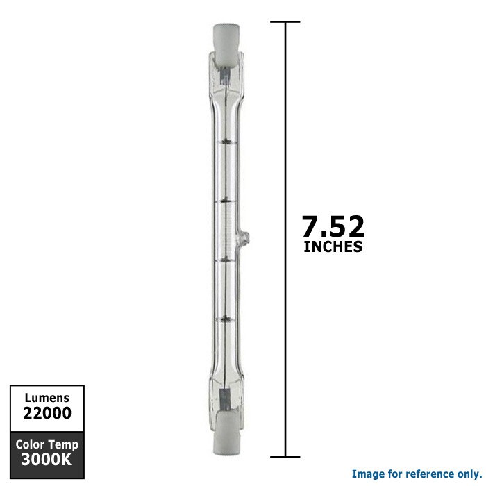 Ushio 1000695 -J120V-1000WB 1000W 191.1mm Long R7s-12 Double Ended Light Bulb