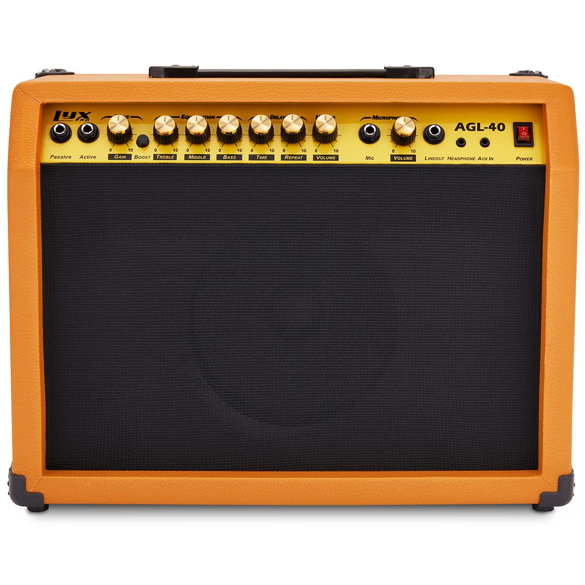 LyxPro Electric Guitar Amp, 40 Watt Portable Amplifier