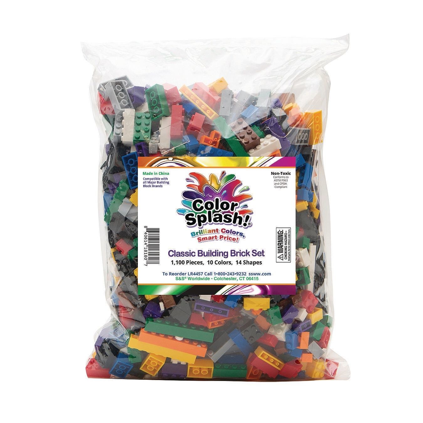 Color Splash&#xAE; Classic Building Brick Set (Set of 1100)
