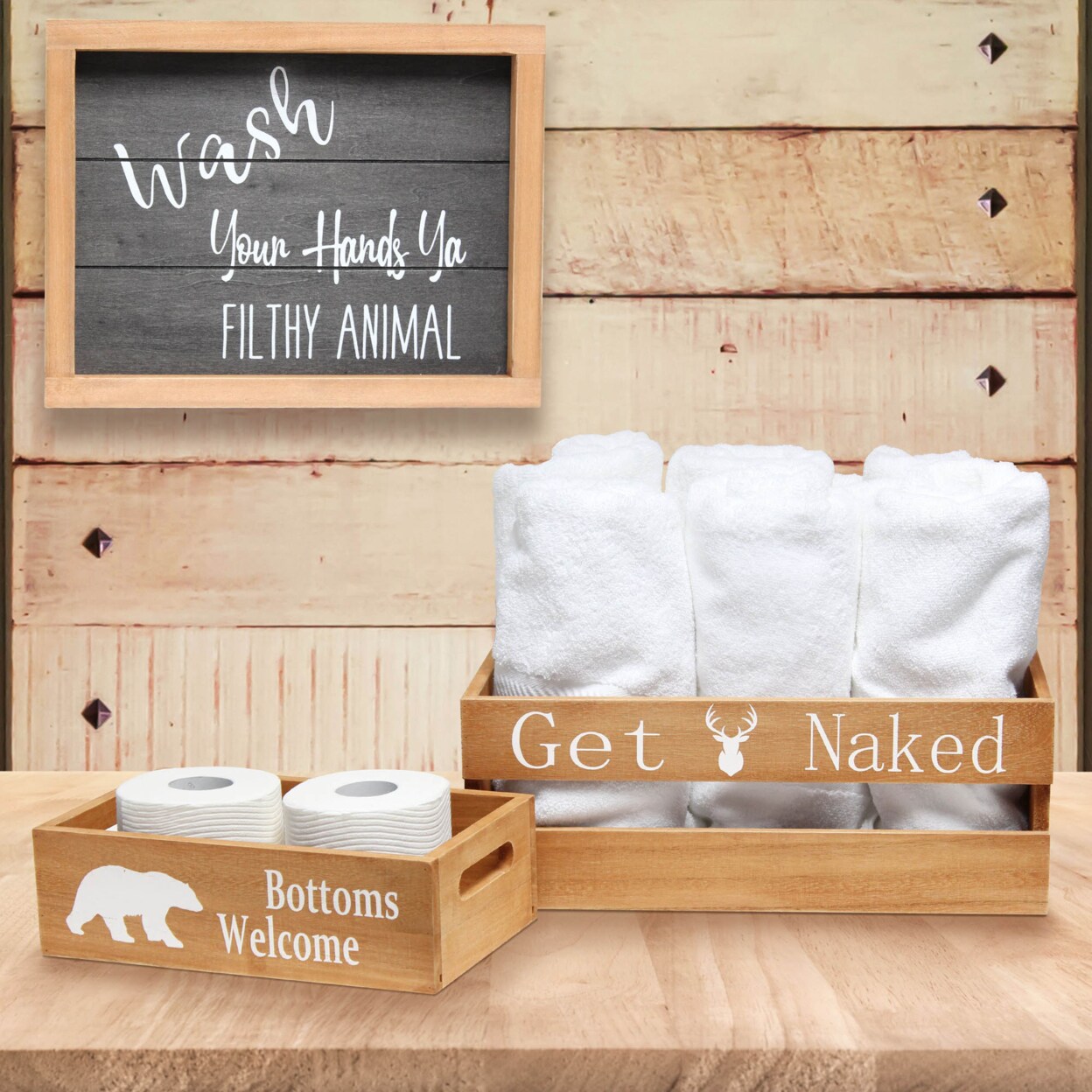 Rustic Bath and Cabin Towels