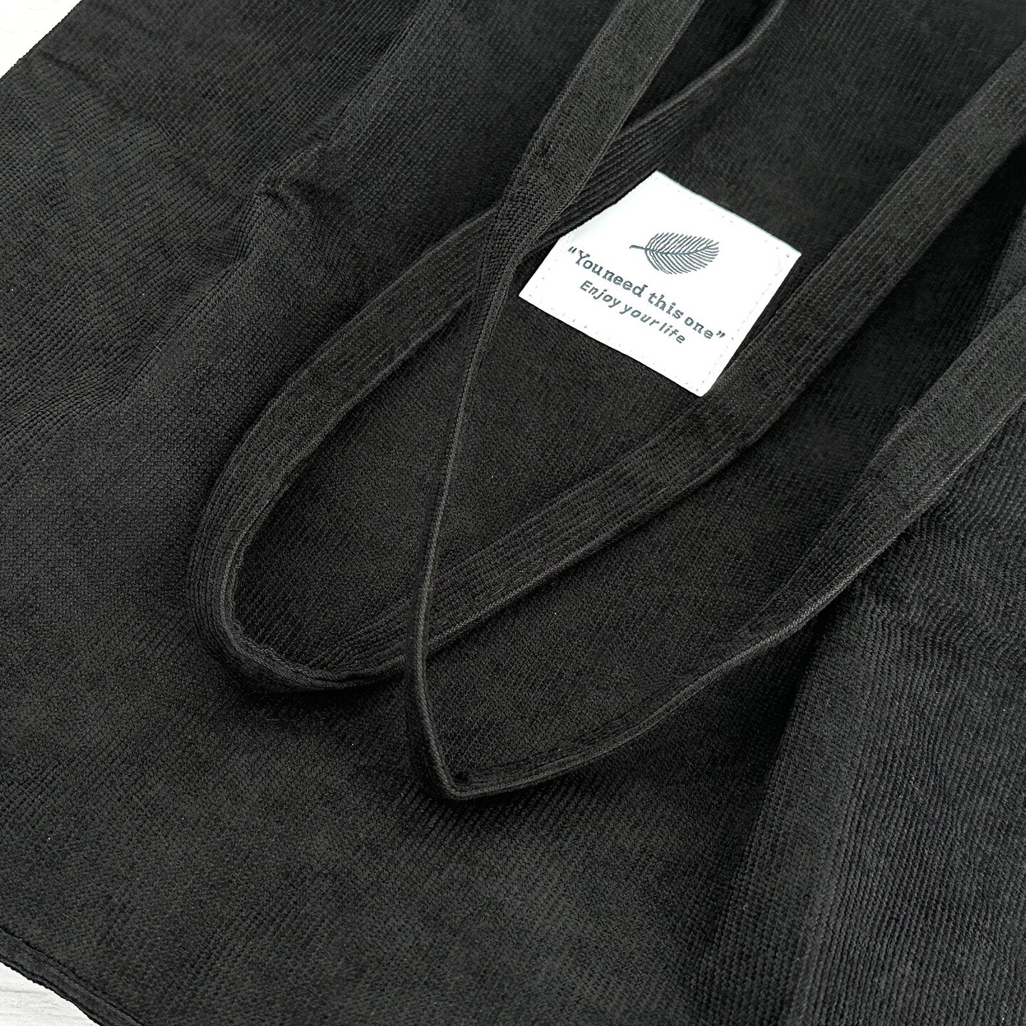 Wrapables Corduroy Tote Bag, Casual Everyday Shoulder Handbag