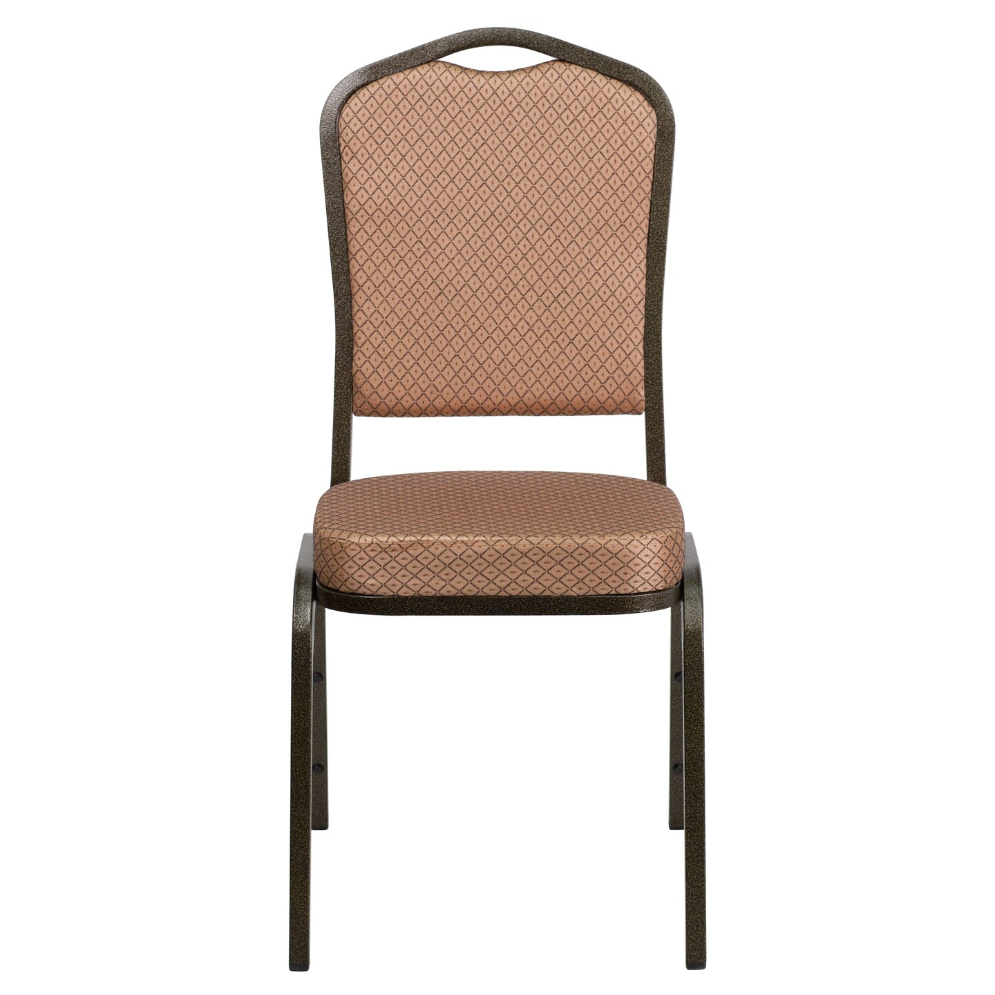 Emma and Oliver 4 Pack Crown Back Stacking Banquet Chair