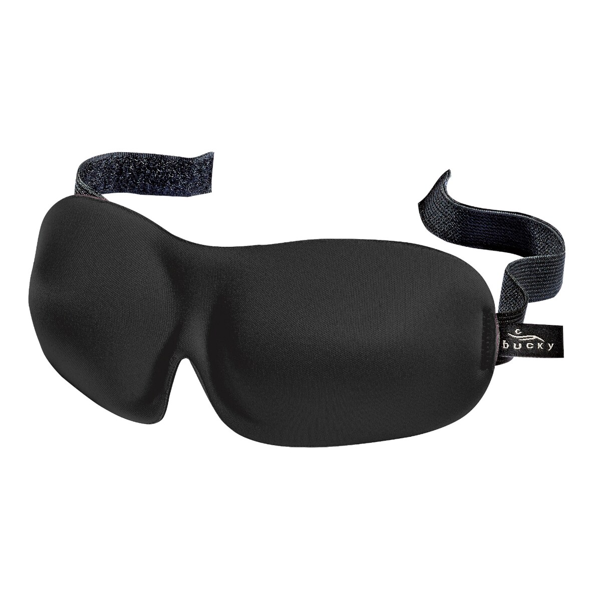 Contemporary Home Living 9.5" Solid Black Smooth Unisex Sleep Mask