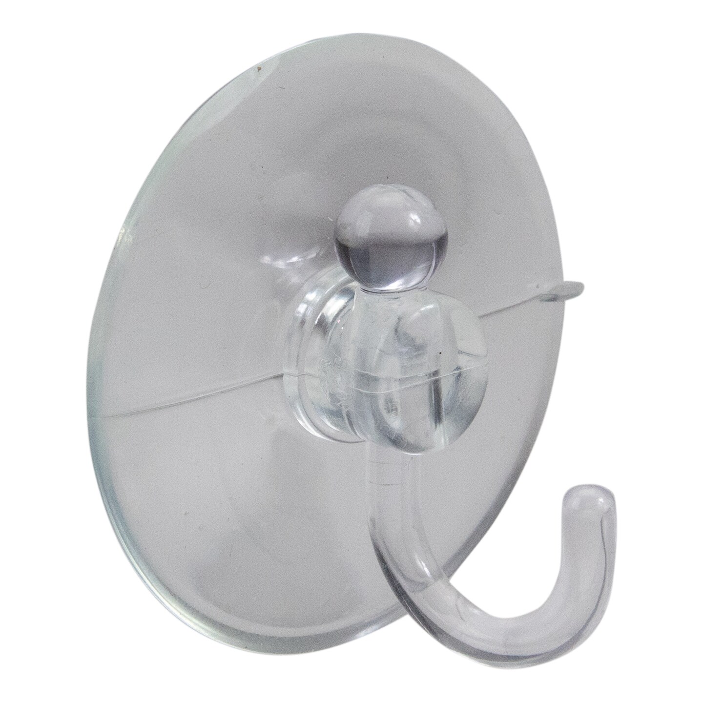 Northlight Large Hanging Suction Cup Christmas Hooks - 2.5&#x22; - Clear - Pack of 2
