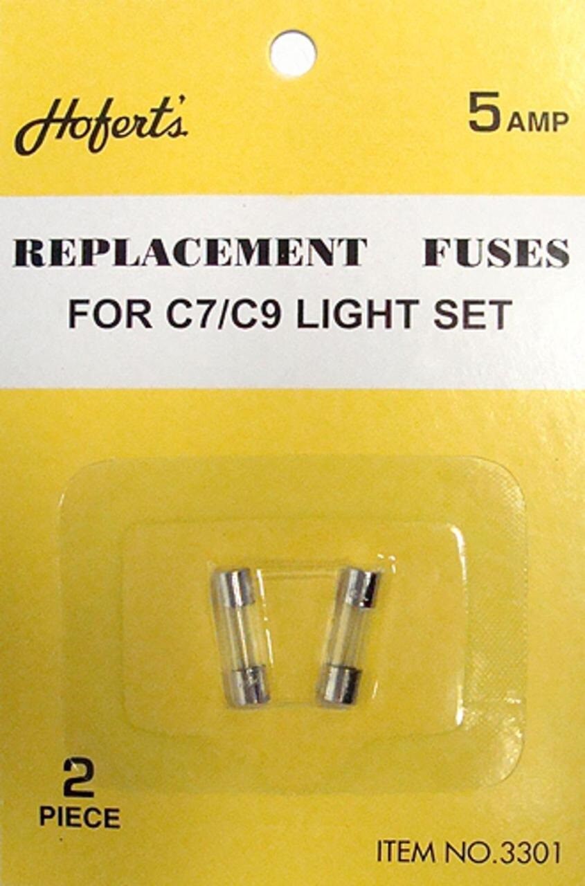 Hofert Replacement Fuses for C7 or C9 Christmas Light Strings - 10ct