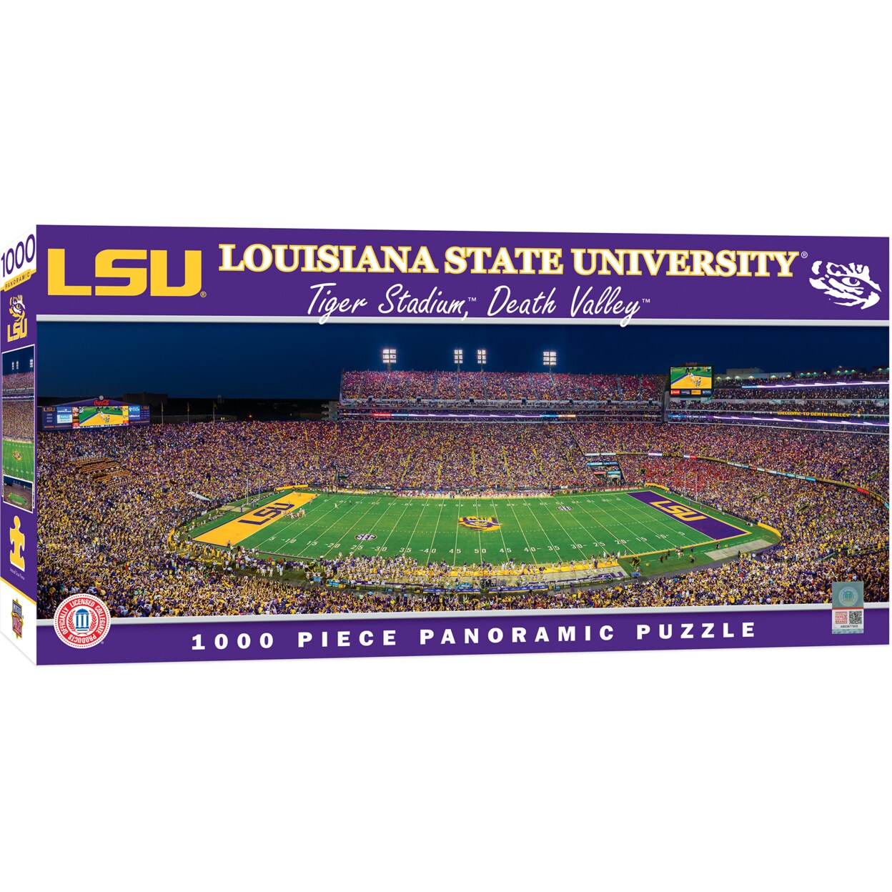 Masterpieces   Sports Panoramic Puzzle - NCAA LSU Tigers Center View