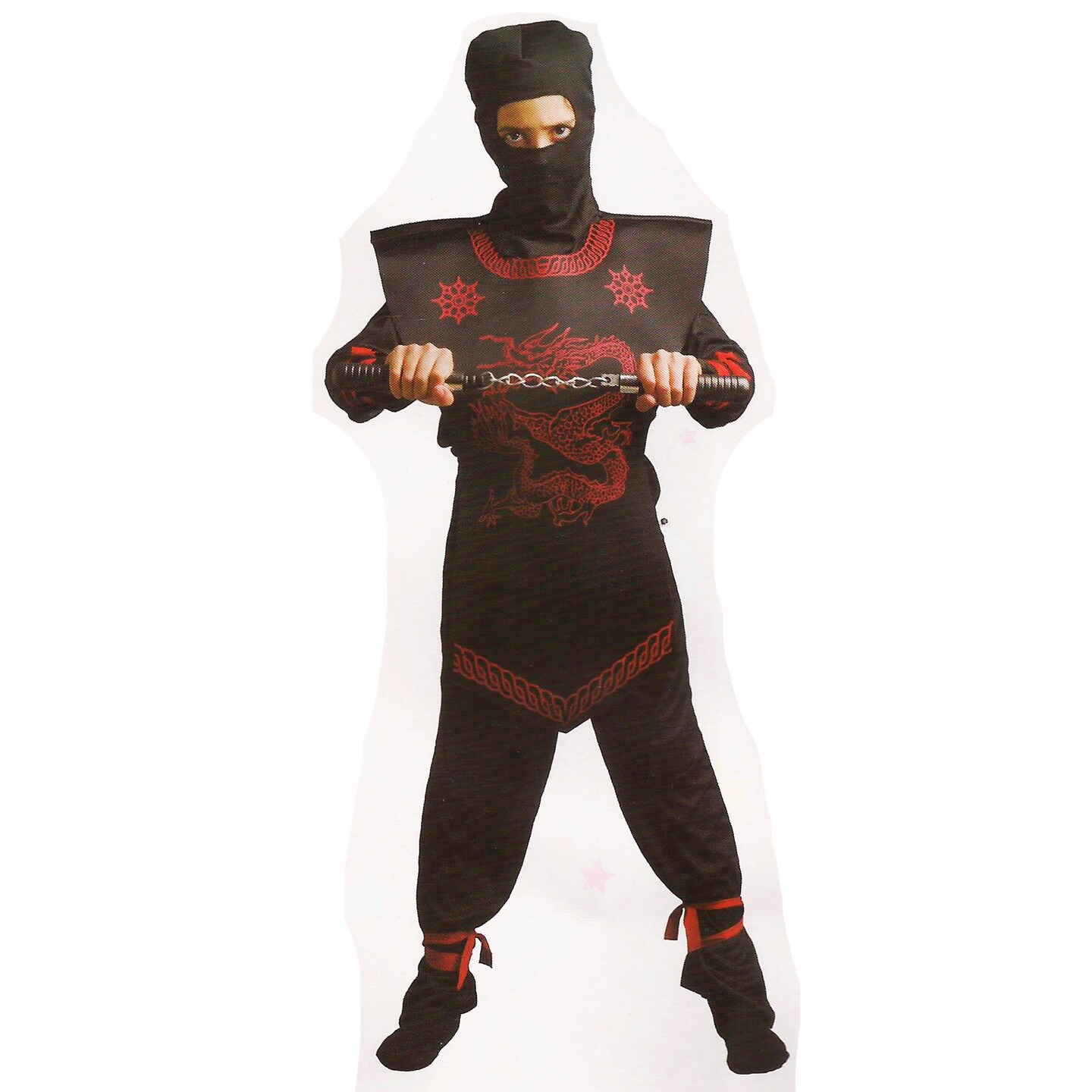 Northlight Ninja Boys Children&#x27;s Halloween Costume - Large 7-9 - Red and Black