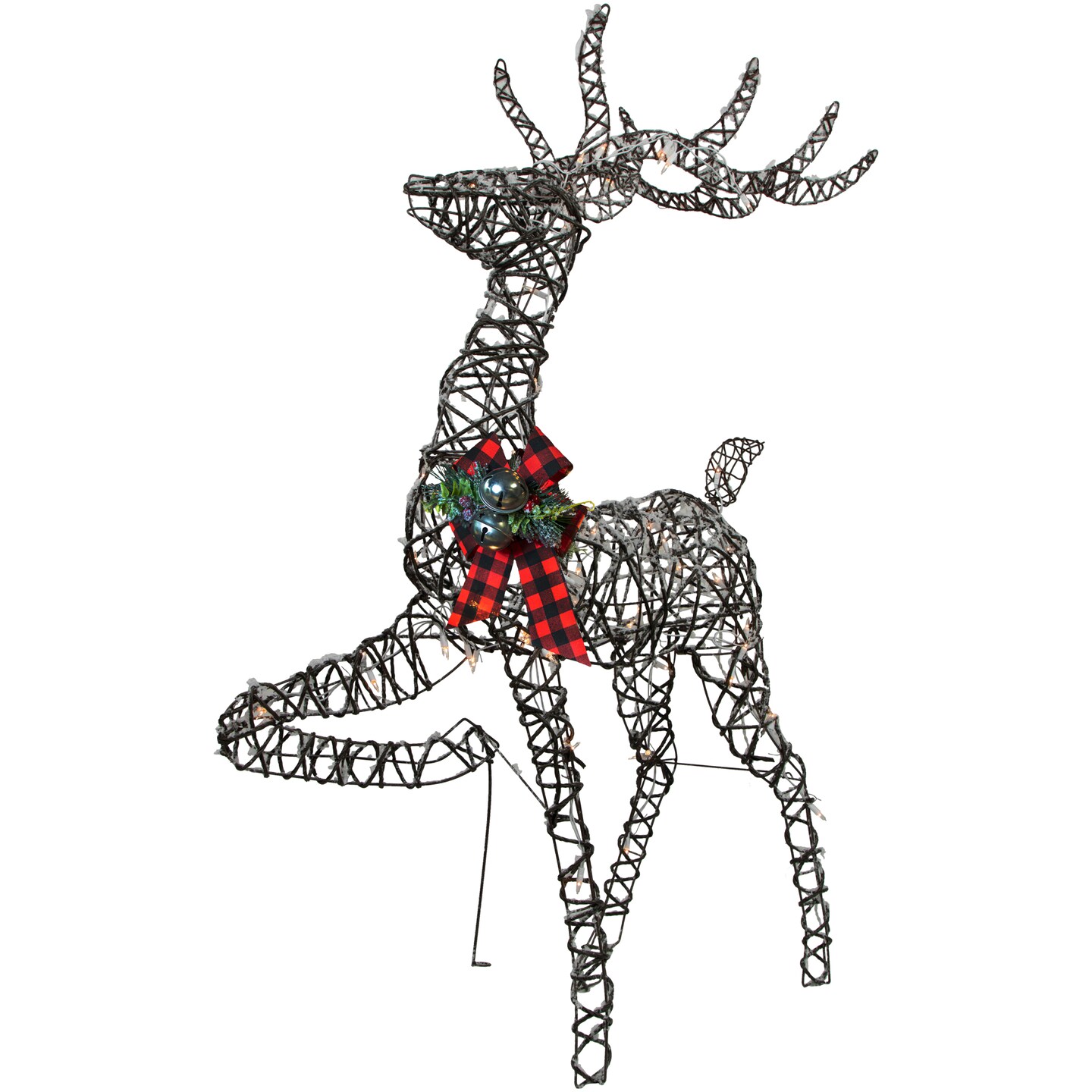 Northlight 60.25&#x22; Lighted Reindeer Stag Christmas Decoration