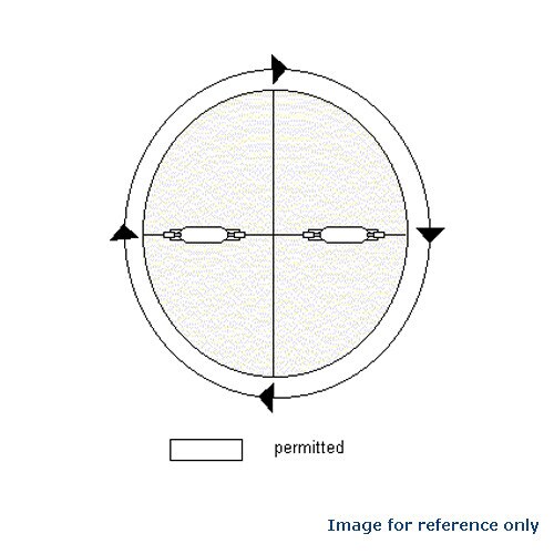 Ushio 1000695 -J120V-1000WB 1000W 191.1mm Long R7s-12 Double Ended Light Bulb
