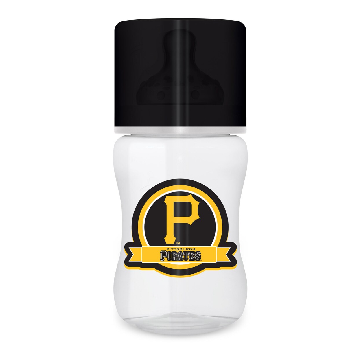 Baby Fanatic BabyFanatic Officially Licensed Pittsburgh Pirates MLB 9oz Infant  Baby Bottle
