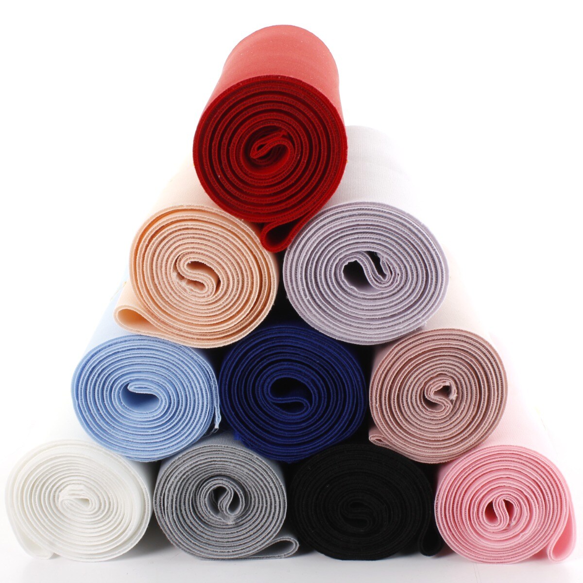 Solid Scuba Fabric Light Coral 6&#x22; Strip