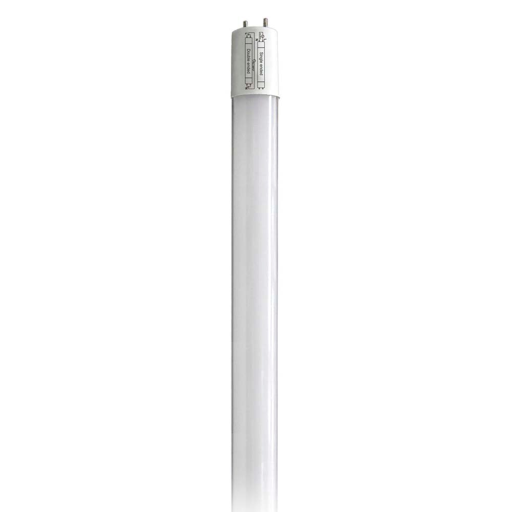 Satco 9W 2Ft T8 LED Tube 3500K 1100LM G13 Base Ballast Bypass