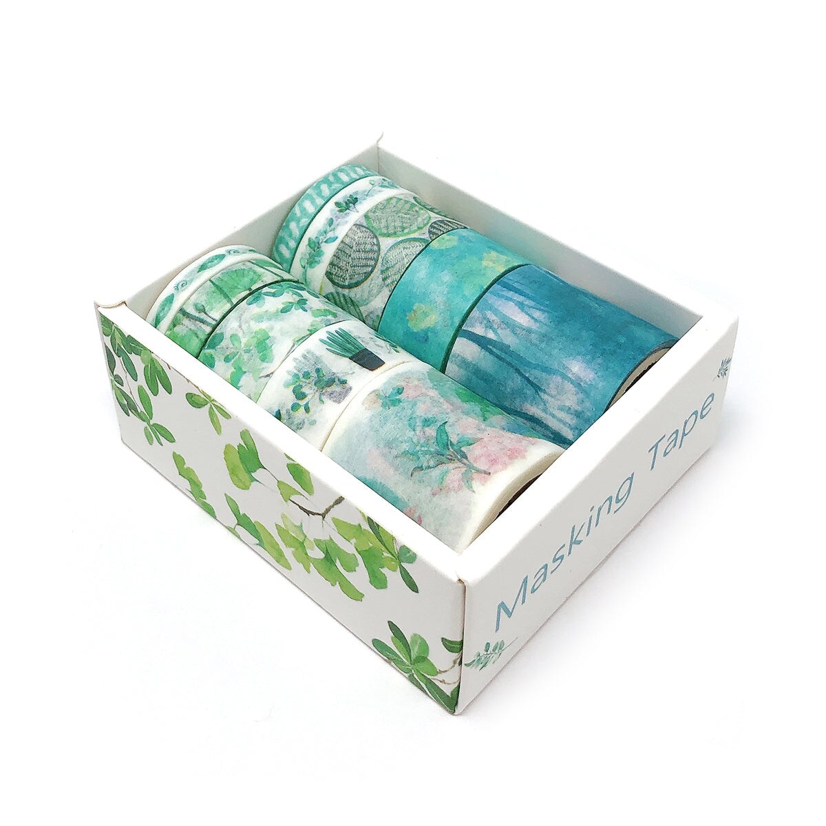 Wrapables Decorative Washi Tape Box Set (10 Rolls)