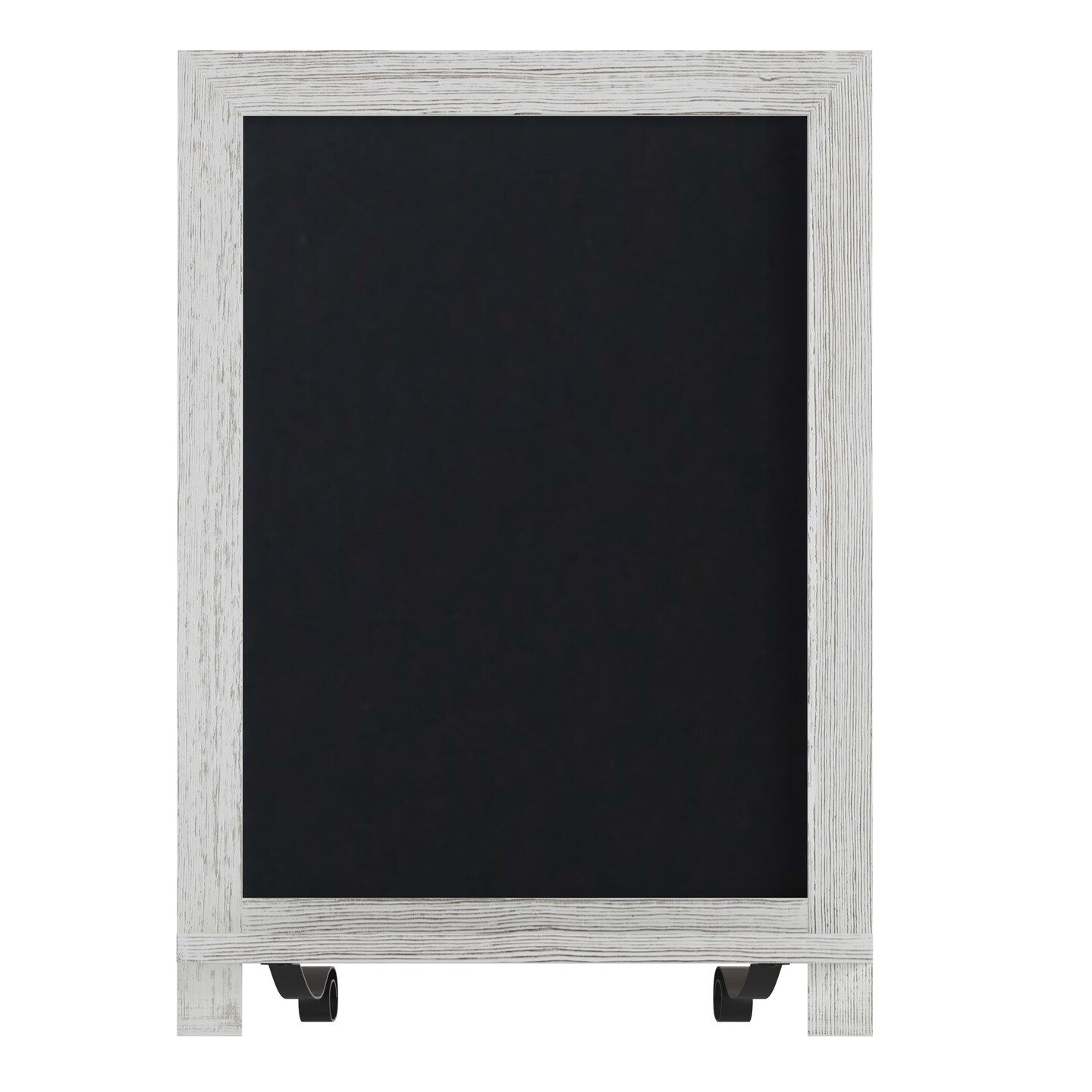 Merrick Lane Magda Set of 10 Wall Mount or Tabletop Magnetic Chalkboards with Folding Metal Legs