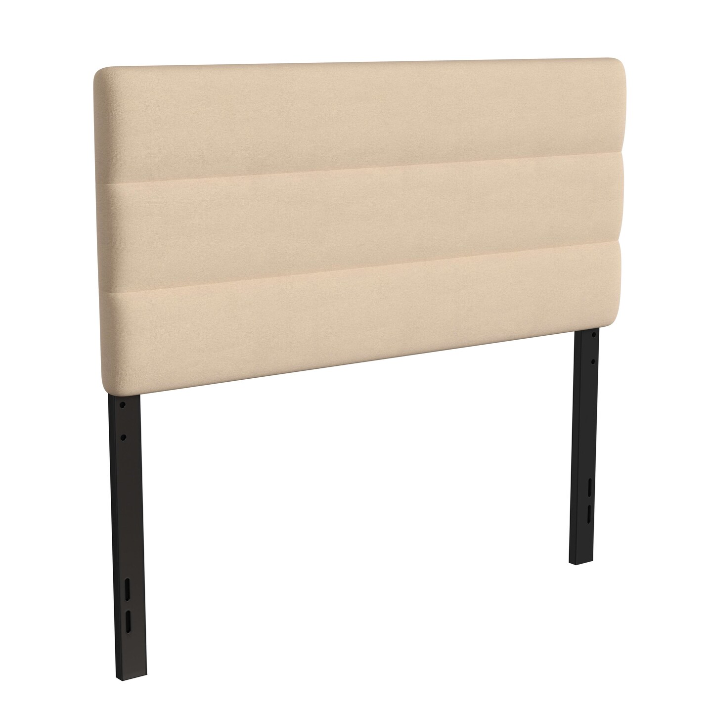 Merrick Lane Coppola Headboard with Tufted Upholstery and Powder Coated Metal Frame