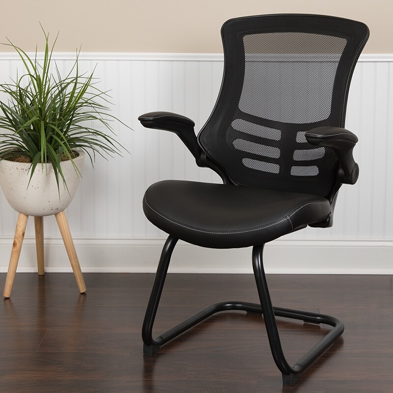 Executive Swivel Office Chair with Mesh Padded Seat Black - Flash Furniture
