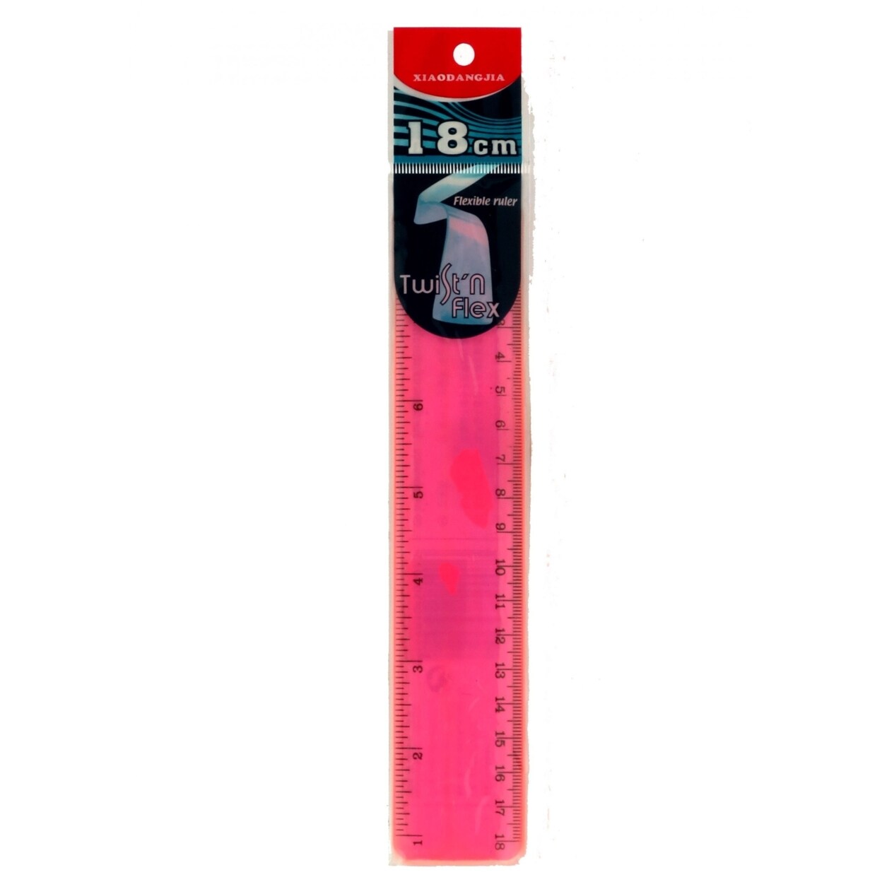 Xiaodangjia Flexible Ruler 18 cms Pink