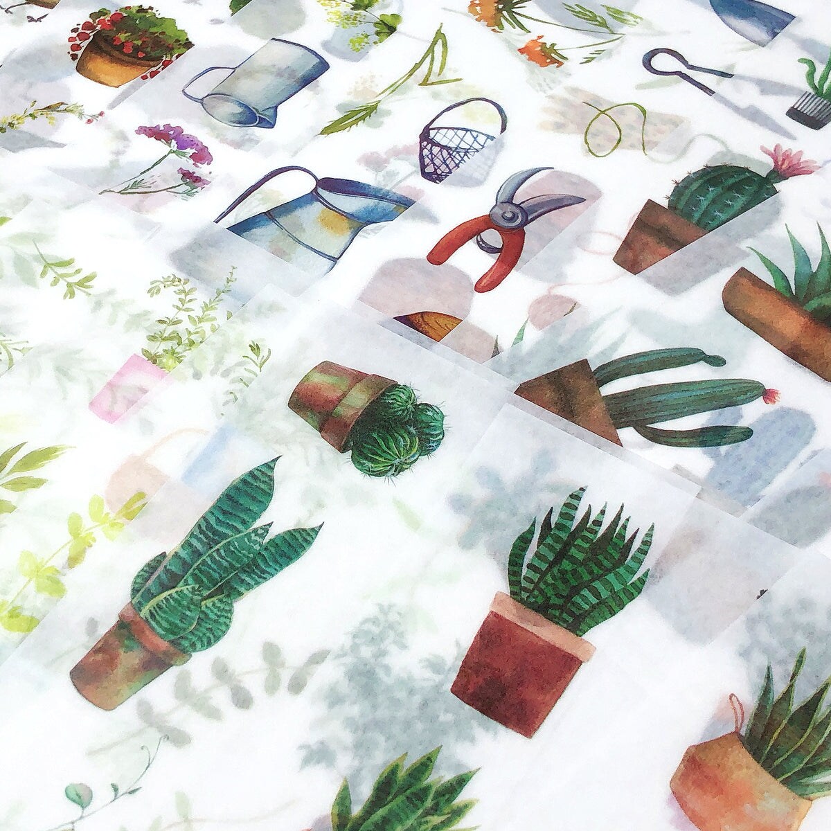 Wrapables Washi Stickers Sets for Scrapbooking, DIY Crafts for Stationery, Diary, Card Making