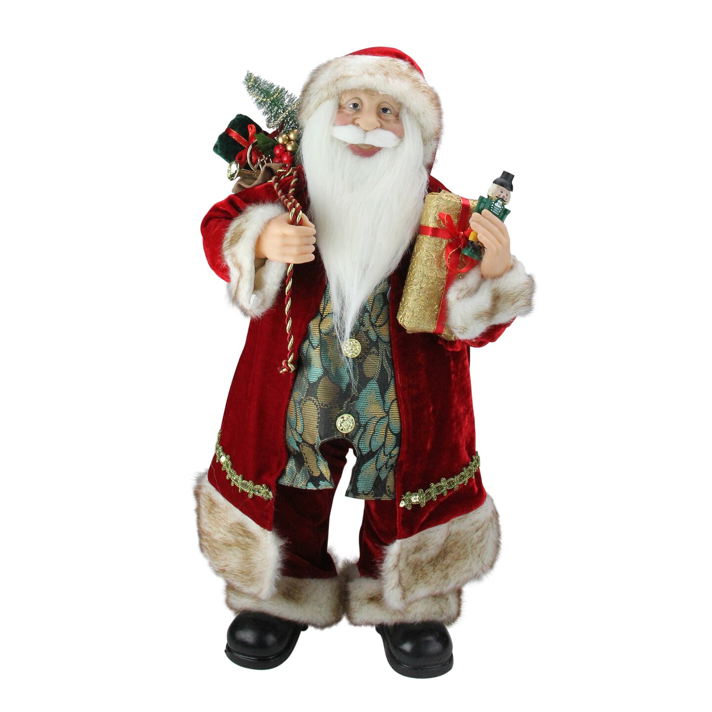 Northlight 24&#x22; Old World Style Santa Claus Christmas Figure