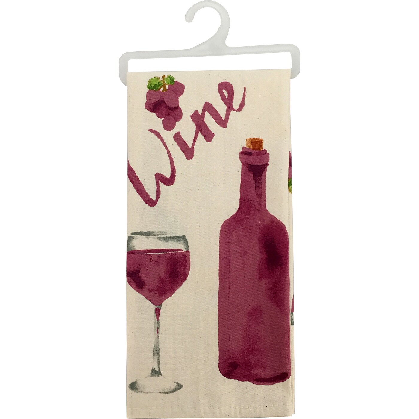 Kitchen towels deals wine motif