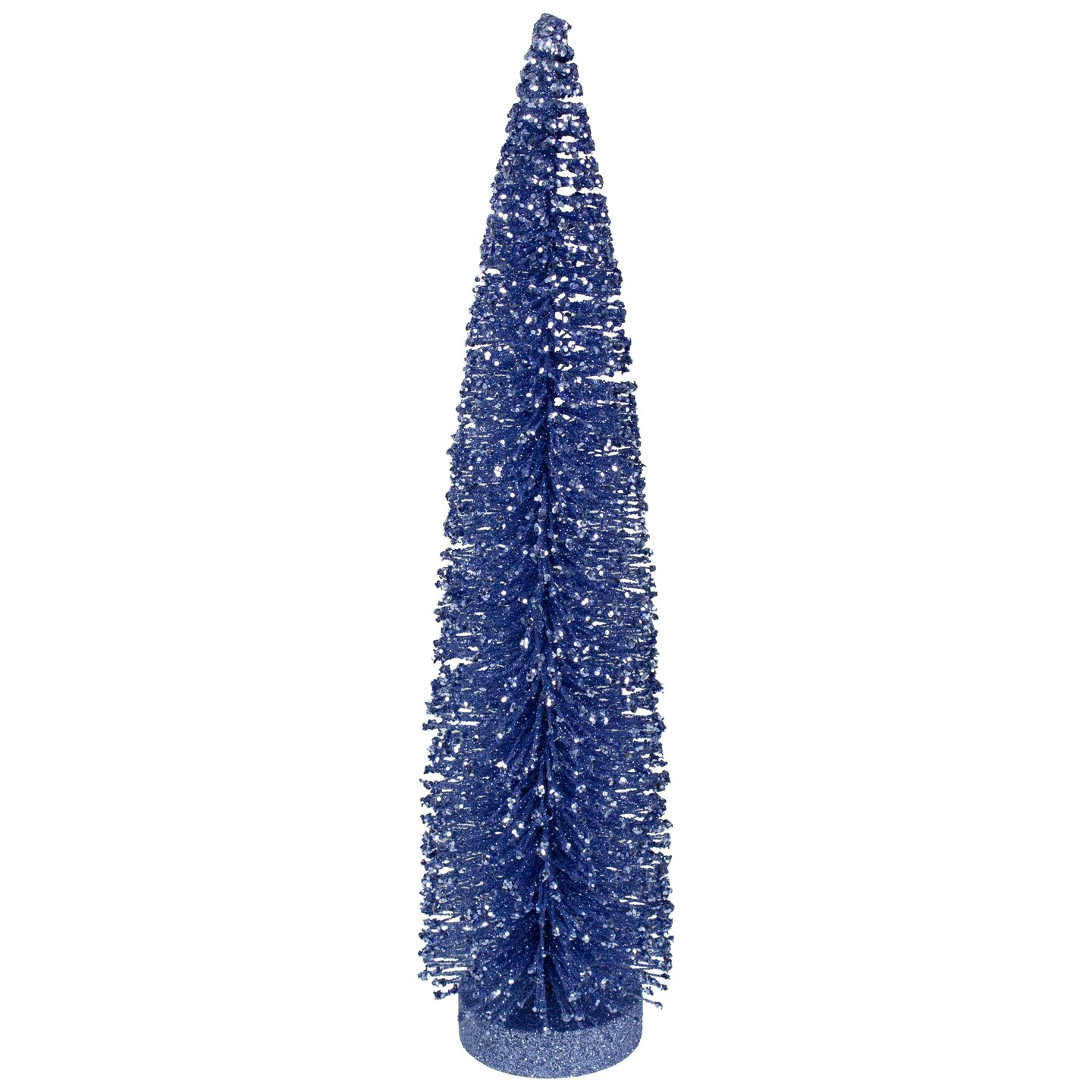 Northlight Glitter Sisal Christmas Tree Decoration - 12&#x22; - Blue