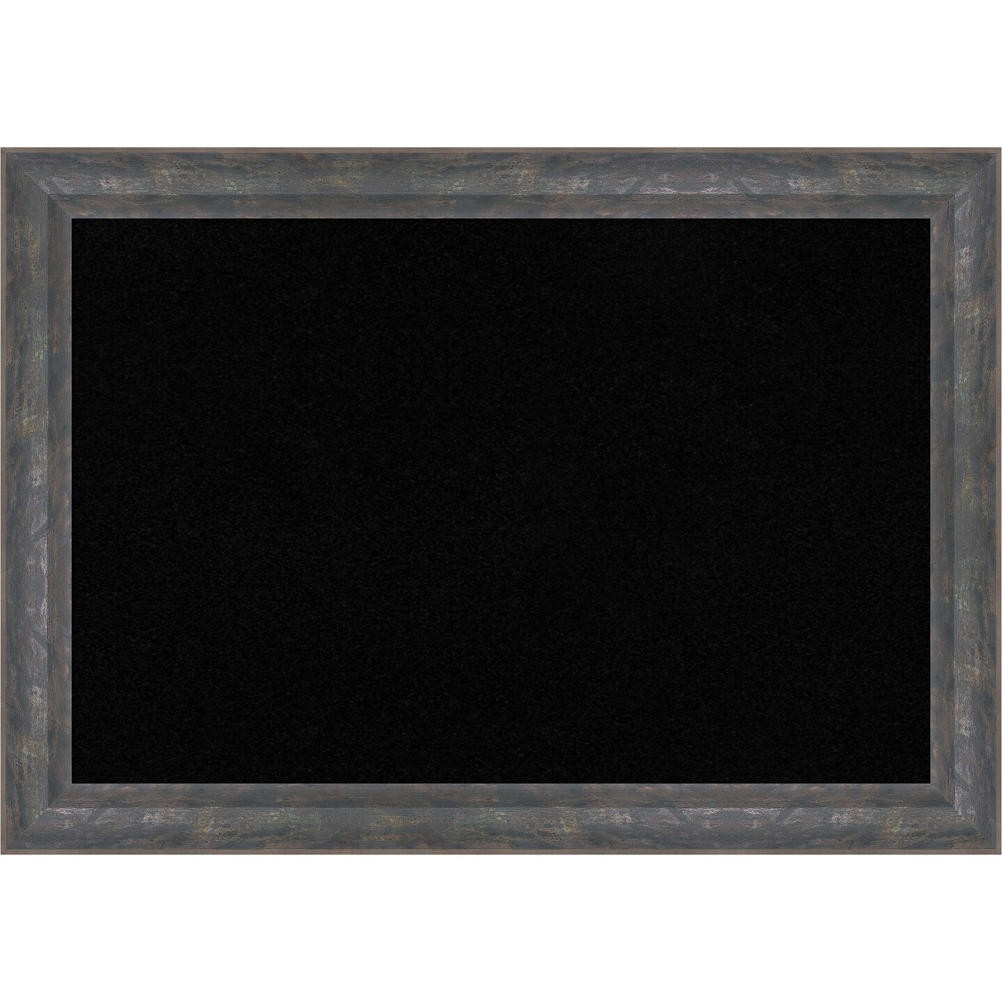 Angled Wood Framed Corkboard, Black Cork