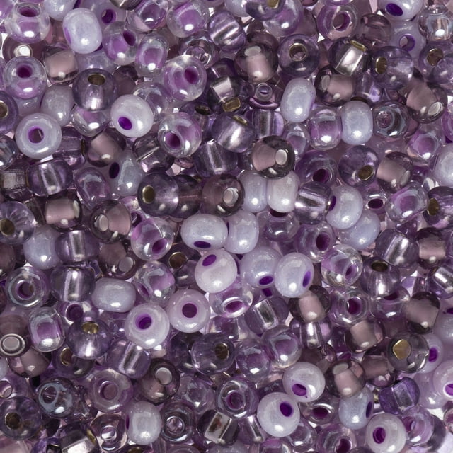 John Bead Czech Glass Seed Beads 6/0 Metallic Silver Beads for Jewelry  Making Crafts, 23g Vial