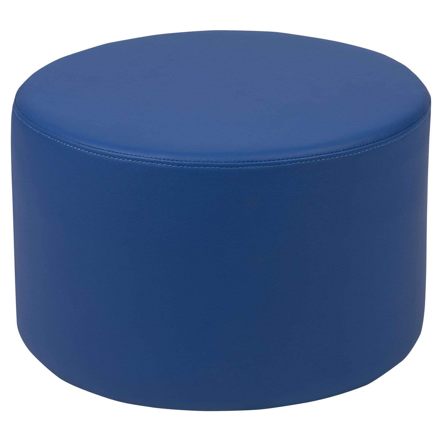 Emma and Oliver Soft Seating Flexible Circle Backless Chair for Classrooms - 12&#x22; Seat Height