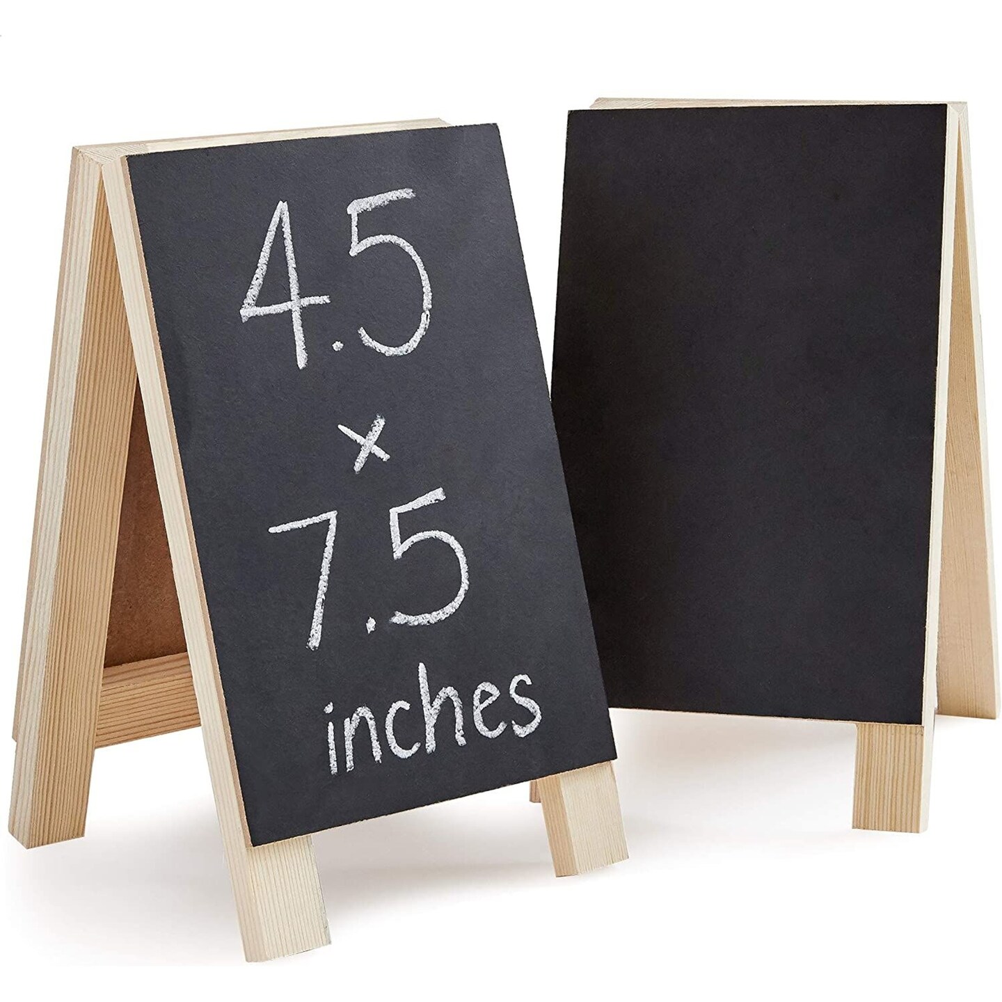6-Pack Mini Chalkboard Signs with Easel Stand for Table Decorations,  Restaurant Food Display, Message Boards, Small Business, Wedding, Banquet,  Coffee
