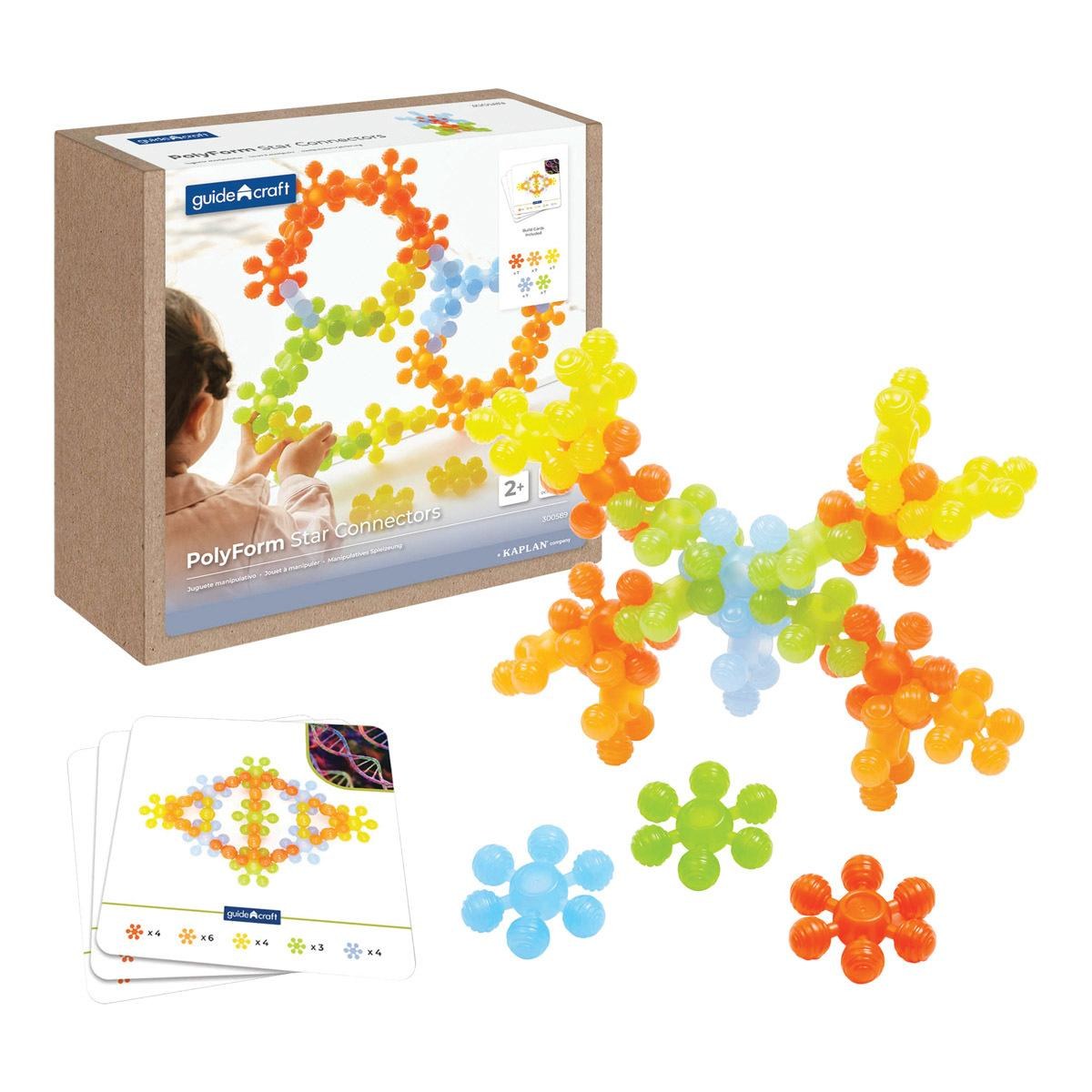Kaplan Early Learning Company PolyForm Star Connectors - 35 Pieces