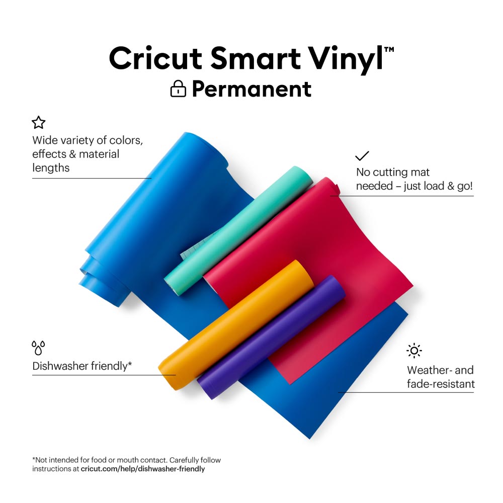 Cricut Premium Permanent Smart Vinyl (12 ft)