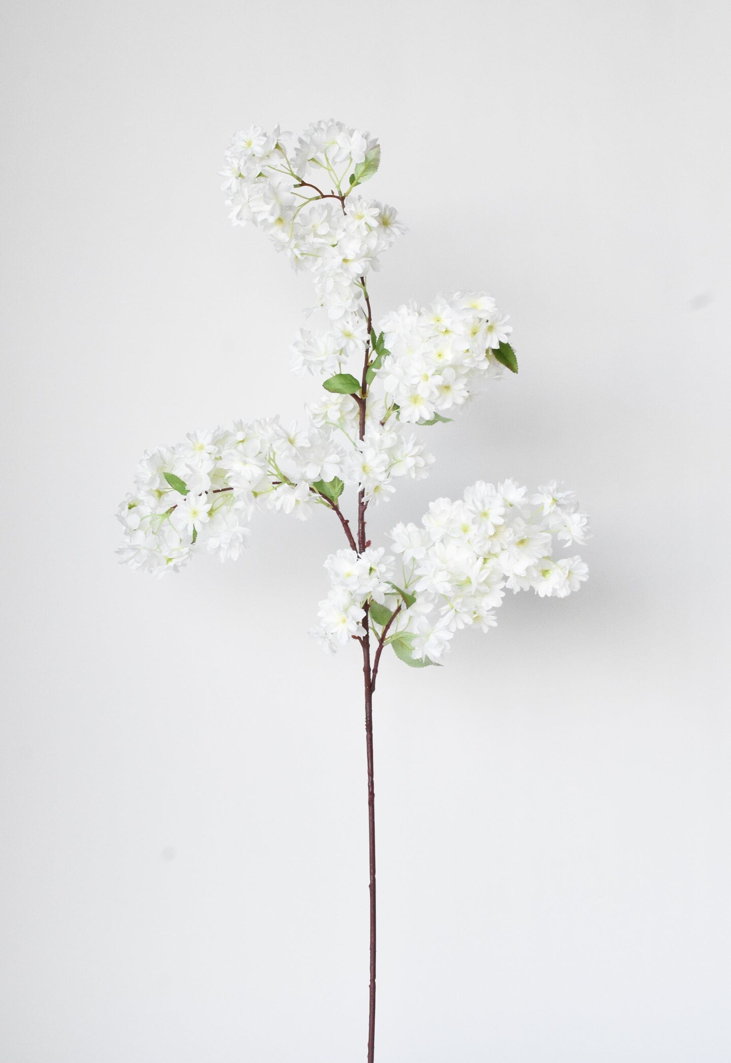 40&#x22; Faux Cherry Blossom Branch Stem Cream