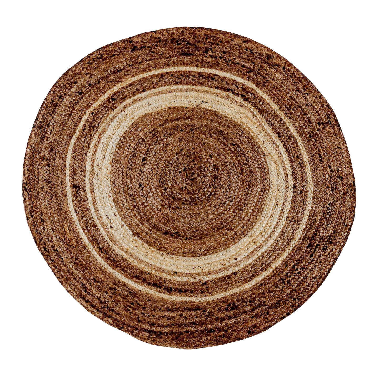 Masada Rugs Braided Design Jute Area Rug