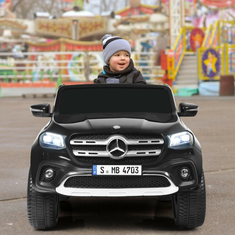 12V 2-Seater Kids Ride On Car Licensed Mercedes Benz X Class RC with Trunk
