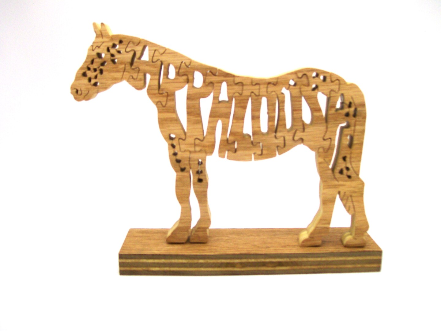 Appaloosa horse, Wooden horse puzzle, adult puzzle, kids puzzle, childs ...