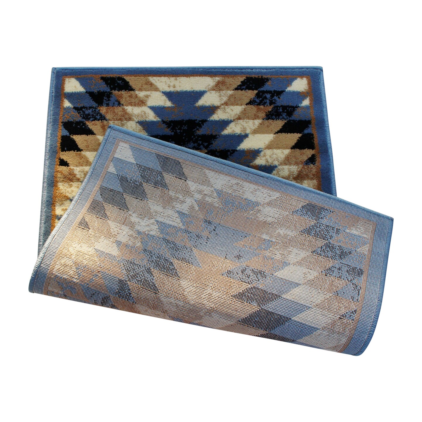 Masada Rugs Stephanie Collection Area Rug with Distressed Southwest Native American Design 1106