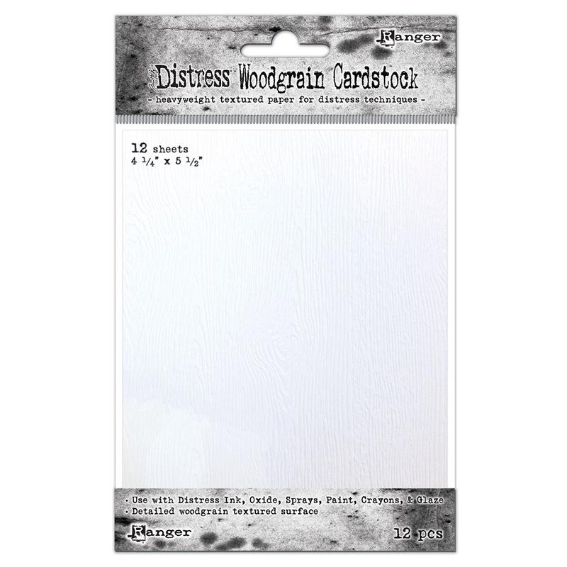 Tim Holtz Distress Woodgrain Paper - Ranger