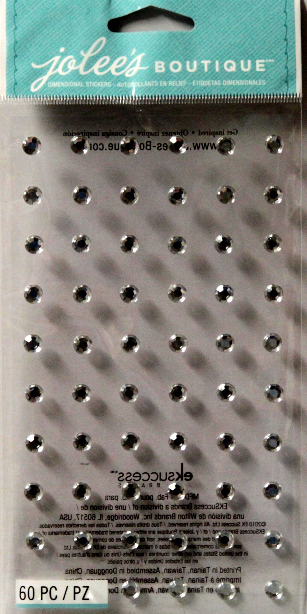 Jolee's Boutique Silver Large Gems Adhesive Dimensional Diamond Bling Stickers Michaels