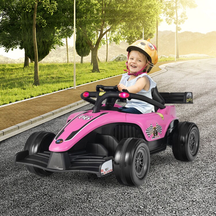 12V Kids Ride on Electric Formula Racing Car with Parental Remote Control and Manual Control